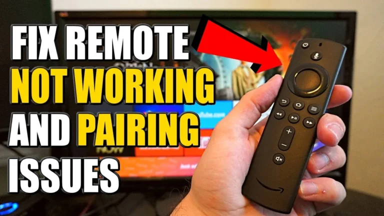 Troubleshooting the Firestick Remote fixing issue